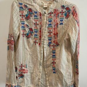 Sundance embroidered top